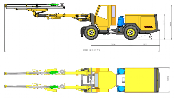 KJ421型全液壓掘進鉆車